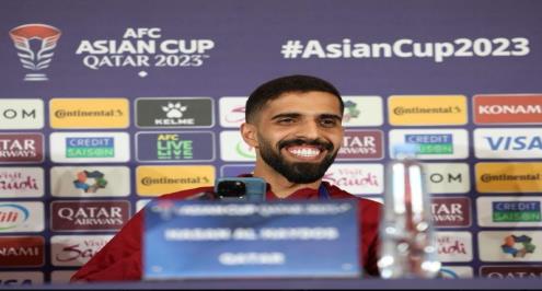 قائد قطر: لم يتوقع أحد بلوغنا للنهائي.. ولم أتفاجأ من الأردن  